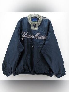VINTAGE New York Yankees
Jacket Men XL Blue Fans Gear
Windbreaker Coat 90s MLB